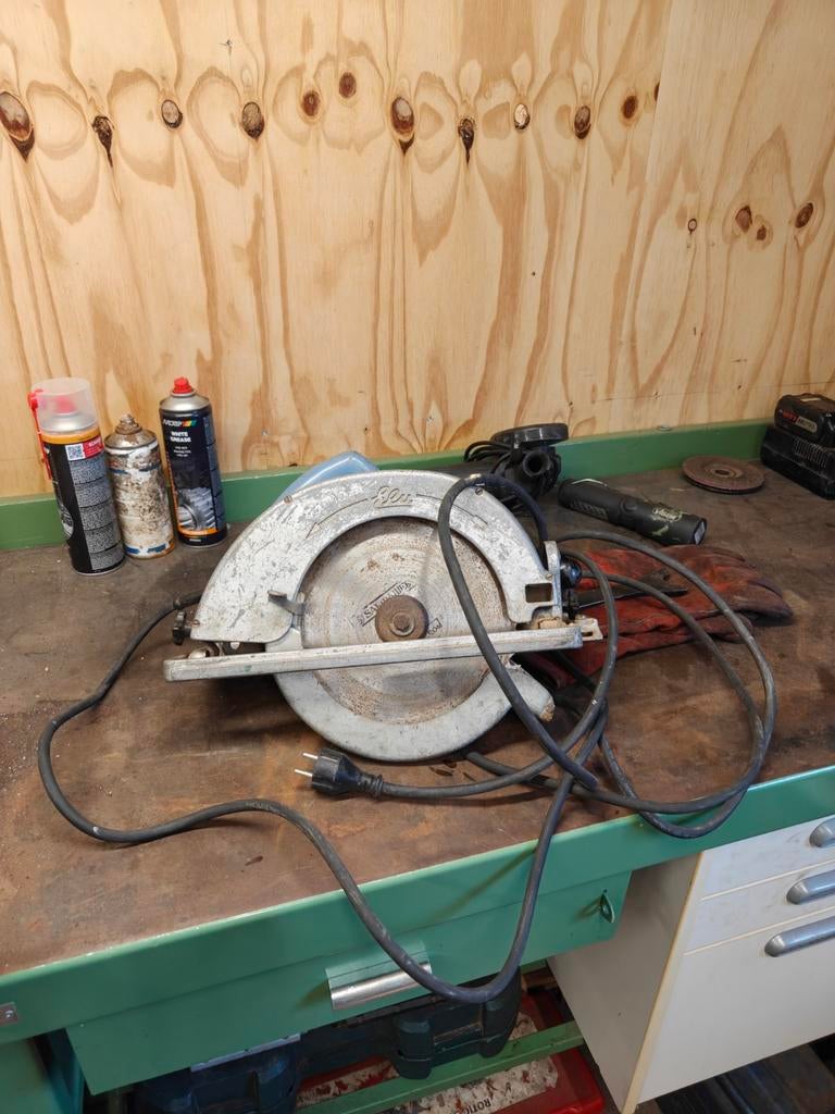 Handcirkelzaag cirkelzaag, Gebruikt, Cirkelzaag, Ophalen of Verzenden, 30 tot 70 mm