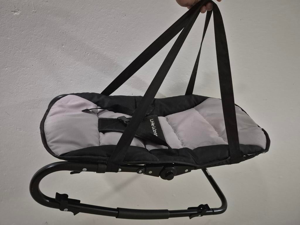 Little World Schommelstoel - Baby Wiegstoel (wipstoeltje), Gebruikt, Schommelstoel, Met gordel(s) of riempje(s), Ophalen