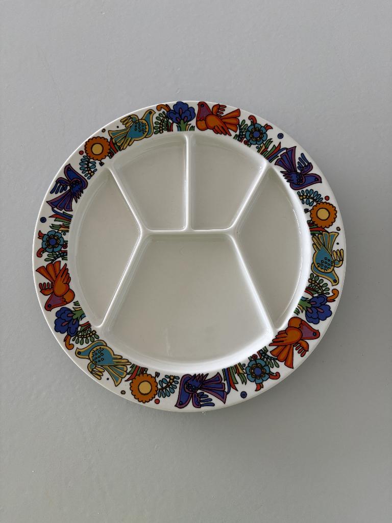 7 Villeroy & Boch Acapulco fondue borden, Huis en Inrichting, Keuken | Servies, Ophalen, Zo goed als nieuw, Bord(en), Overige stijlen