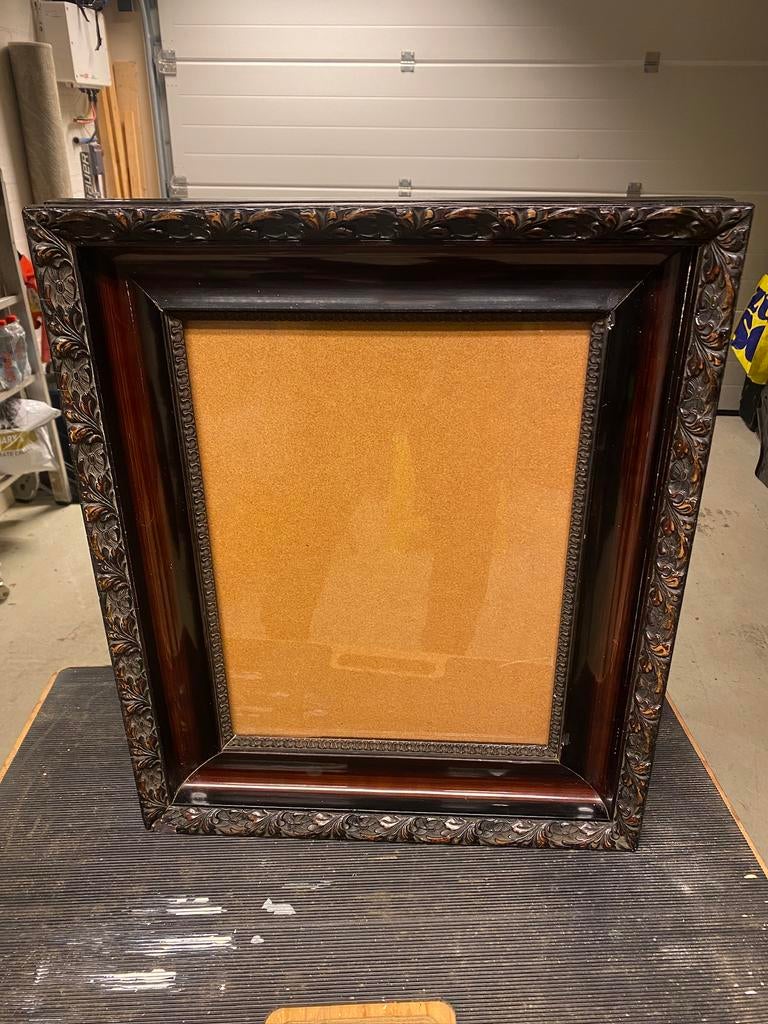 Mooie oude fotolijst, Ophalen, Gebruikt, Minder dan 50 cm, 50 tot 75 cm