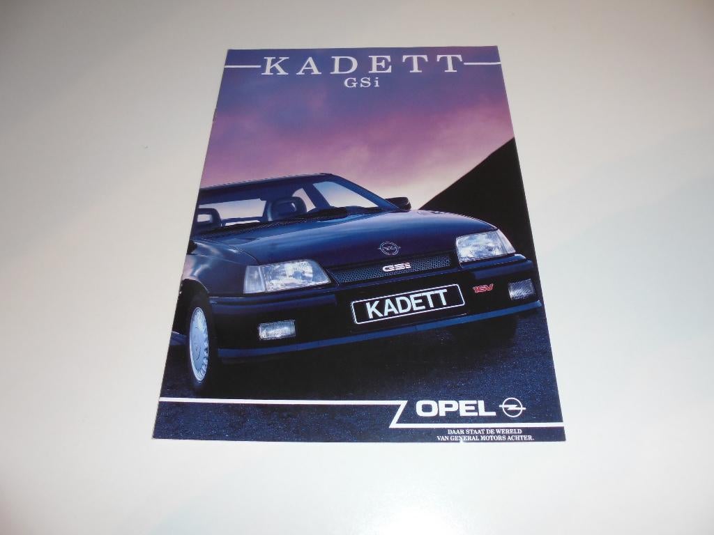 brochure Opel Kadett GSi  1989, Ophalen of Verzenden, Zo goed als nieuw, Opel