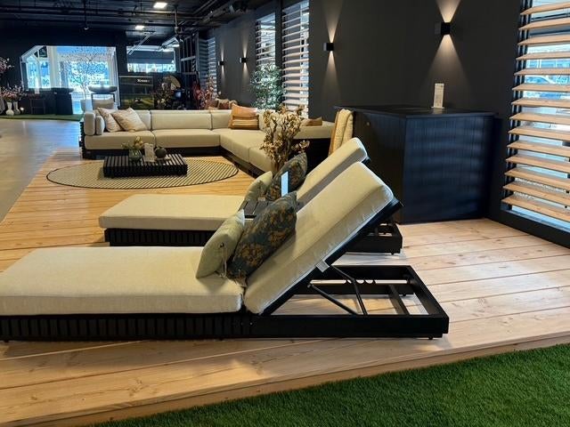Luxe ligbedden showroommodel - maatwerk mogelijk, Tuin en Terras, Ligbedden, Ophalen of Verzenden, Nieuw, Aluminium