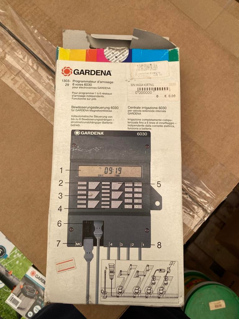 Gardena 1303-29 Programmeur Besproeiingscomputer, Ophalen of Verzenden, Gebruikt