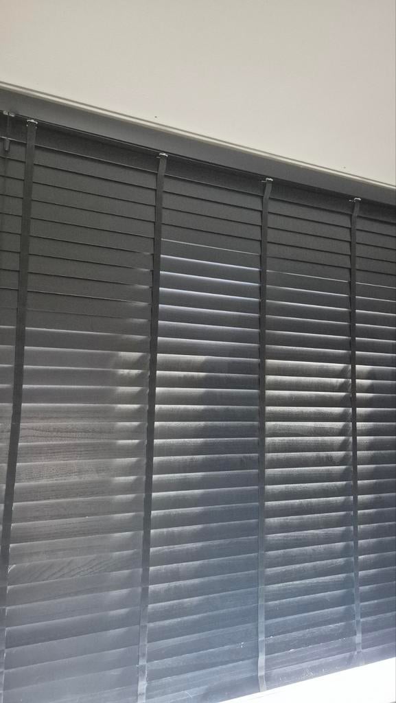 Rolgordijn met ladderband zwart., Tuin en Terras, Terrasdelen en Vlonders, Ophalen of Verzenden