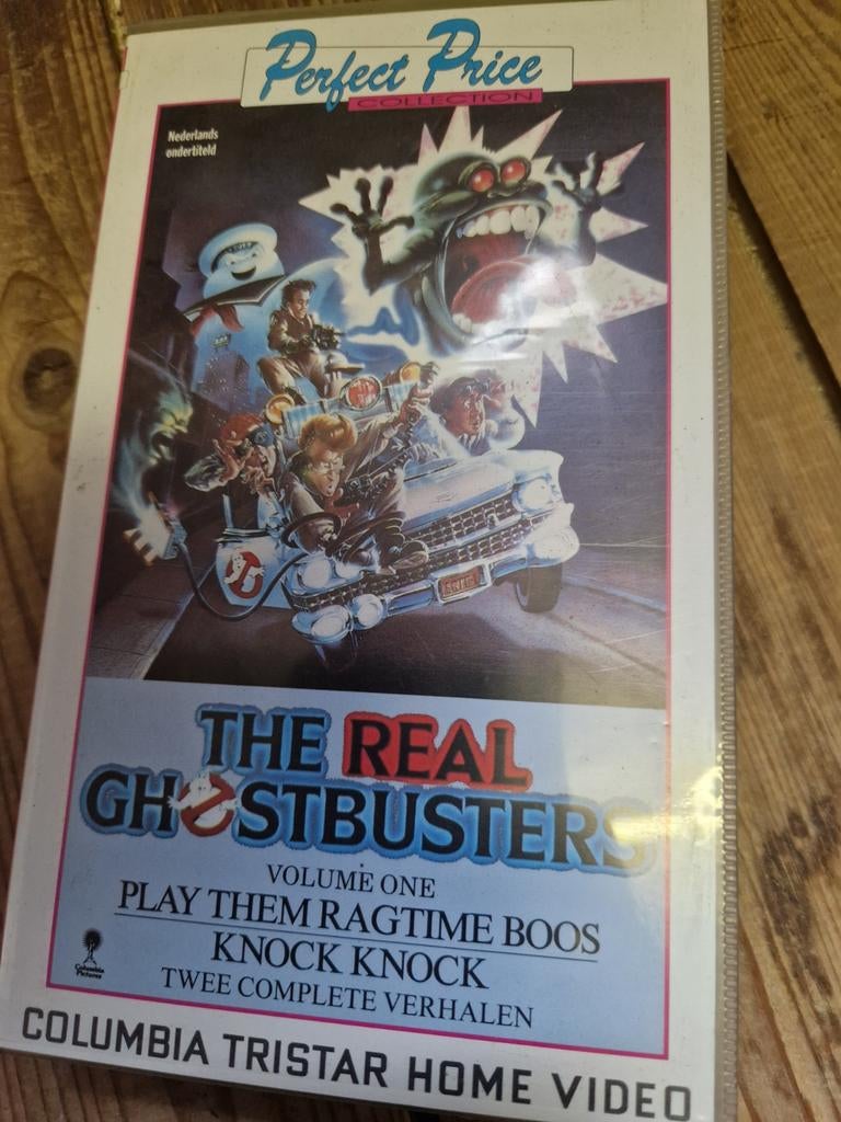 vhs the real ghostbusters volume 1 one play them ragtime, Cd's en Dvd's, VHS | Film, Zo goed als nieuw, Vanaf 16 jaar, Ophalen of Verzenden