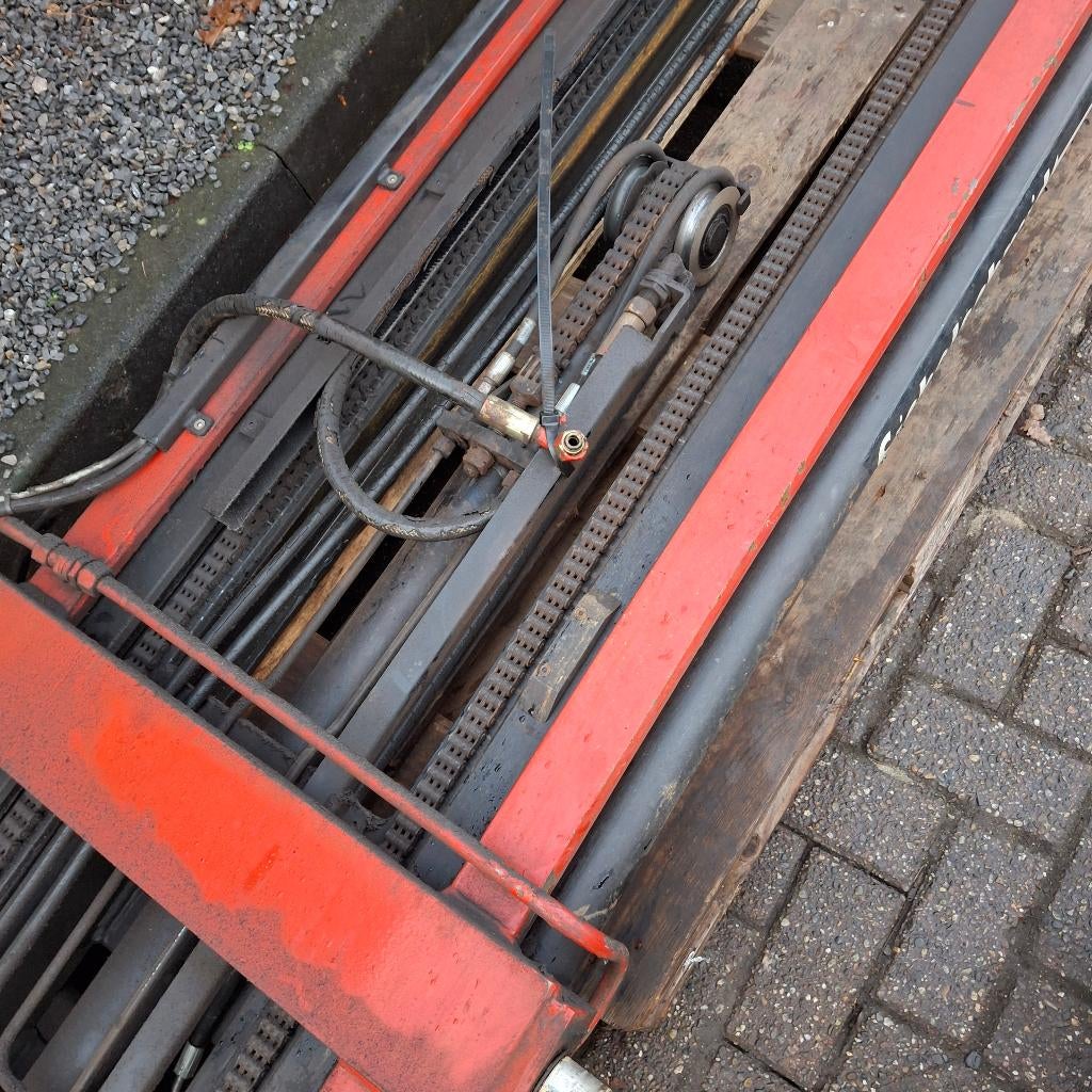 Hefmast triplo drie delige mast, Ophalen, Gebruikt, Elektrisch