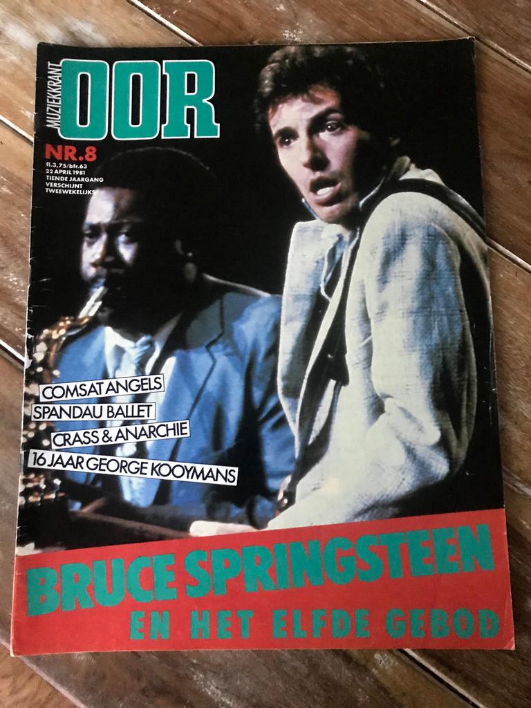 Muziekkrant OOR 1981 BRUCE SPRINGSTEEN Comsat Angels SPANDAU, Boeken, Tijdschriften en Kranten, Muziek, Film of Tv, Ophalen of Verzenden