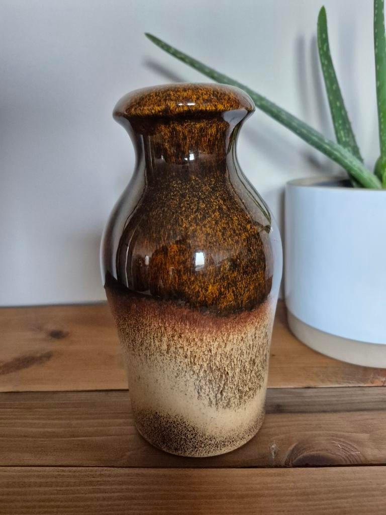 Vintage Scheurich vaas 523-18, Ophalen of Verzenden