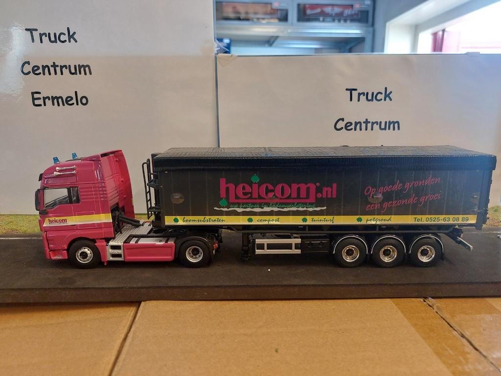 Heicom MAN met volumekipper code 3, Ophalen of Verzenden, Nieuw, Bus of Vrachtwagen, Wsi