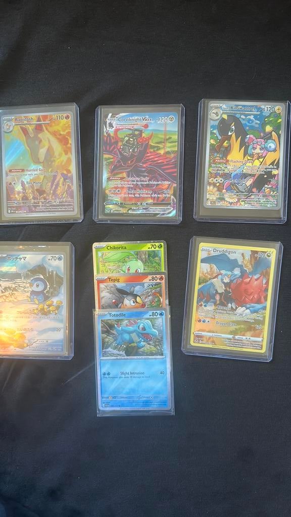 Zeldzame pokemon kaarten, Ophalen of Verzenden, Nieuw, Meerdere kaarten, Foil