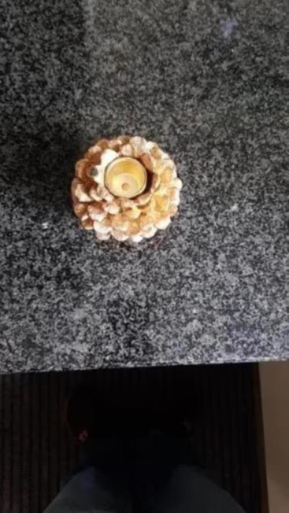 Dennenappel theelichthouder, Ophalen of Verzenden, Nieuw