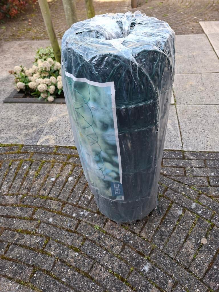 Nieuw Ziergitter Tuinhek - Groen Kunststof Ommanteld, Ophalen, Nieuw, 10 tot 20 meter, Gaas