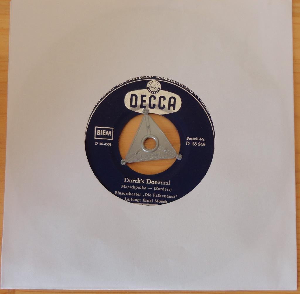 Blasorchester die Falkjenauer > Durch's Donautal, Gebruikt, 7 inch, Single, Ophalen of Verzenden