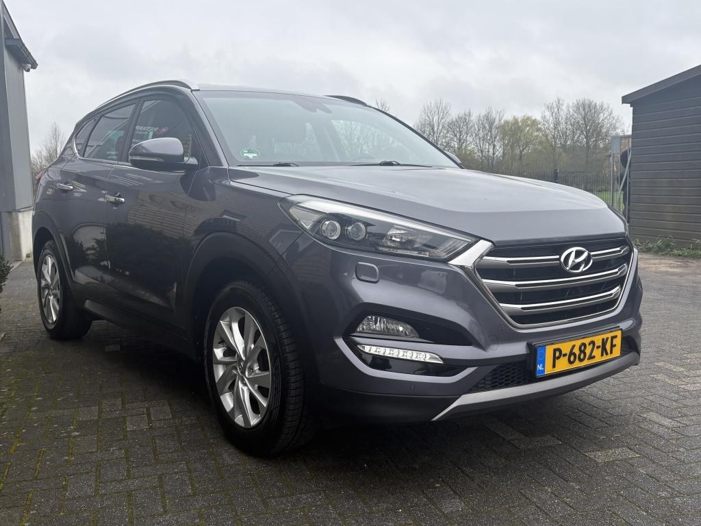 Hyundai Tucson 1.6 T-GDi Premium LUXE UITVOERING-STUURVERW-S, 13 km/l, Gebruikt, 4 cilinders, Leder