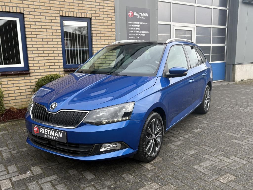 Skoda Fabia Combi 1.2 TSI Edition PANO-TREKHAAk-PARK SENSOR, 21 km/l, Euro 6, 4 cilinders, Blauw