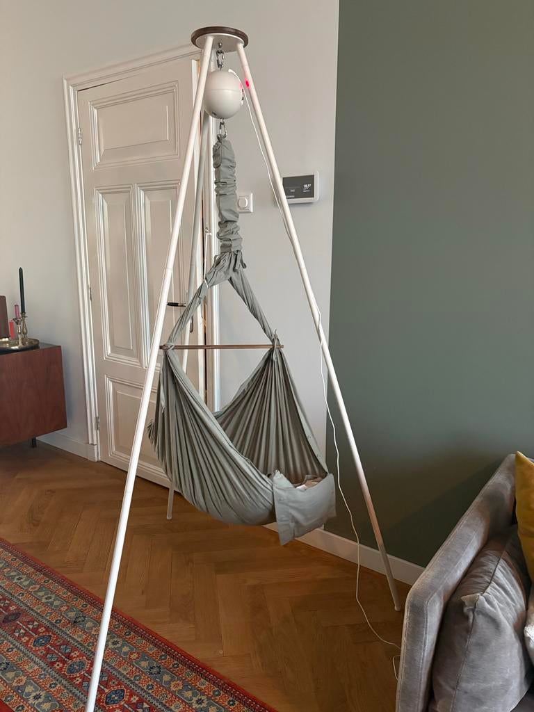 Moonboon met motor en standaard, Kinderen en Baby's, Ophalen of Verzenden, Zo goed als nieuw, Wieg