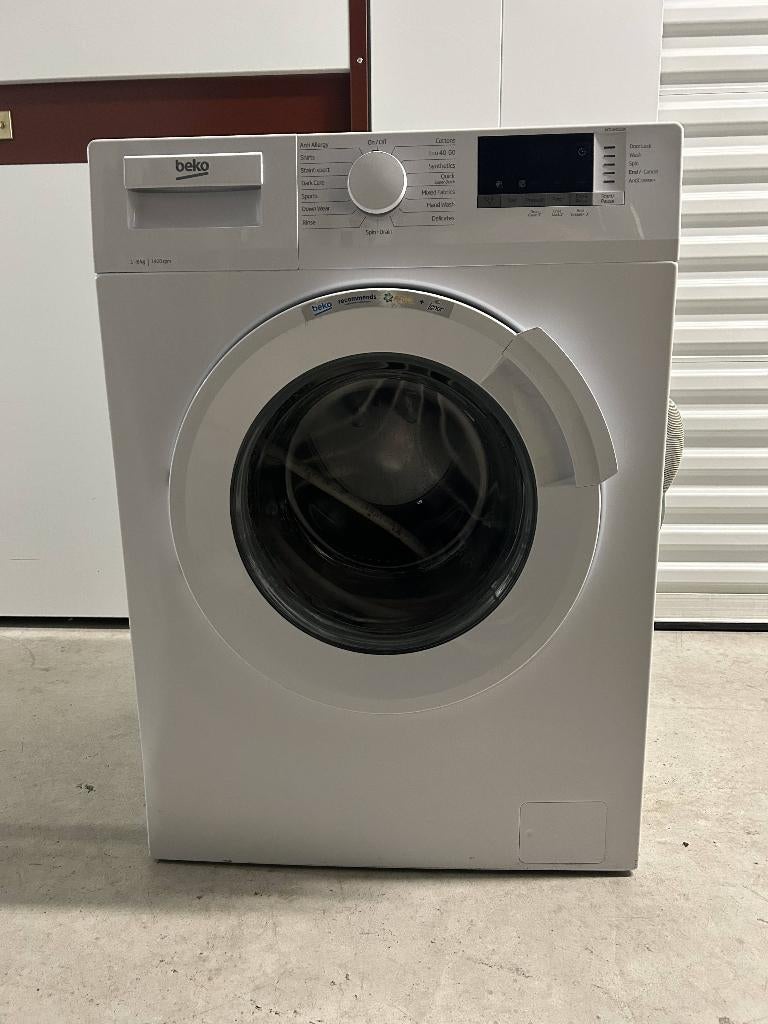 Beko tweedehands Wasmachine, Gebruikt, Ophalen of Verzenden, Voorlader, 85 tot 90 cm