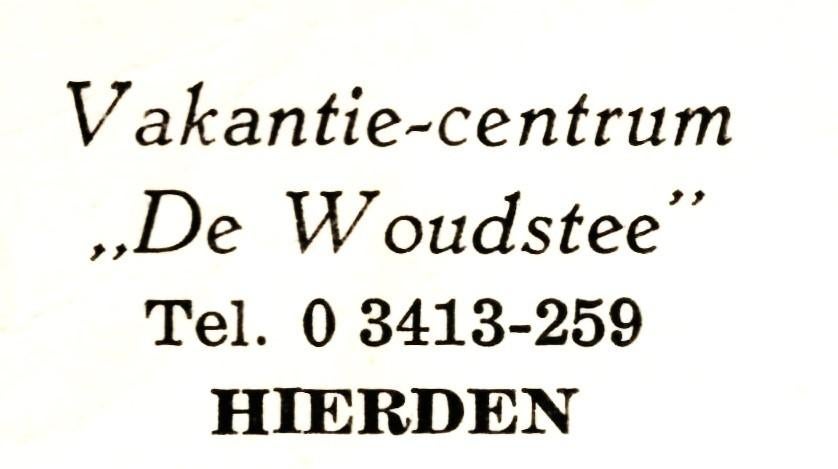 950658 Hierden Gld 1964 Vakantiecentrum De Woudstee Gelopen, Ophalen of Verzenden, 1960 tot 1980, Gelopen, Gelderland