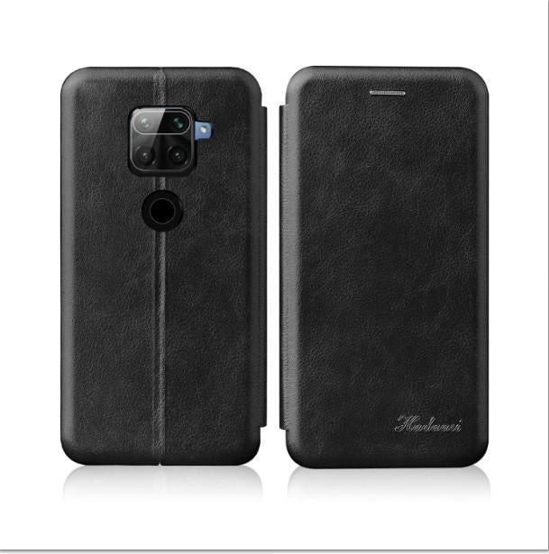 Redmi Note 9 Pro / 9S --- Flip Case met Kaarthouder _ Zwart, Verzenden, Nieuw, Hoesje of Tasje