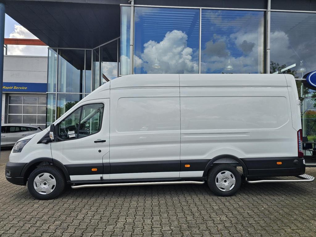 Ford E-Transit Bestelauto 350 L4 Trend 184pk Elektrisch Ford, Automaat, 240 km, Zwart, Wit