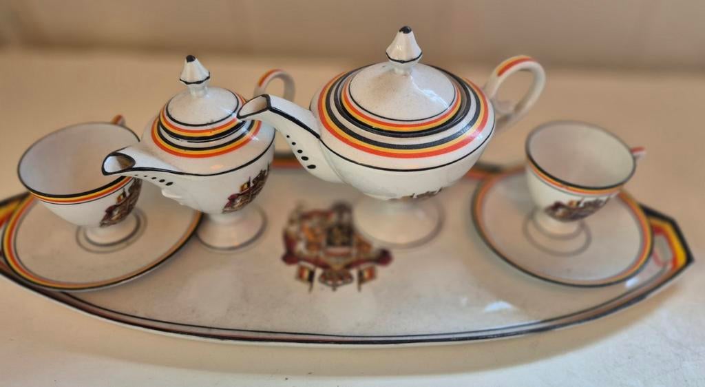 Miniatuur theeservies België 1830-1930, Ophalen of Verzenden