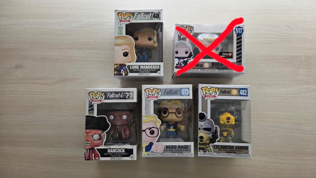 Fallout Funko Pops, Ophalen of Verzenden, Gebruikt