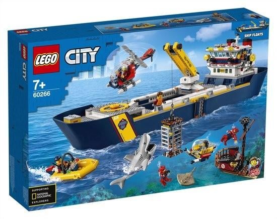 LEGO City Oceaan onderzoeksschip - 60266 - NIEUW, Verzenden, Nieuw