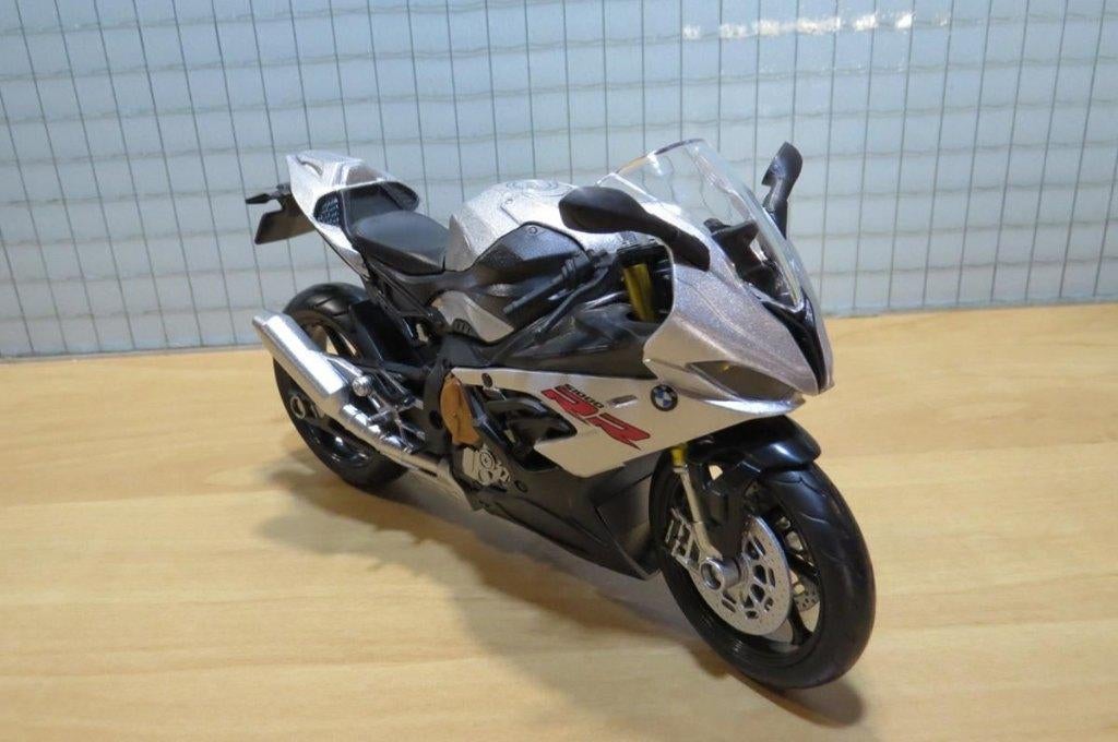 BMW S1000RR zilv. 1:12, Nieuw, Ophalen of Verzenden, 1:9 t/m 1:12, Motor