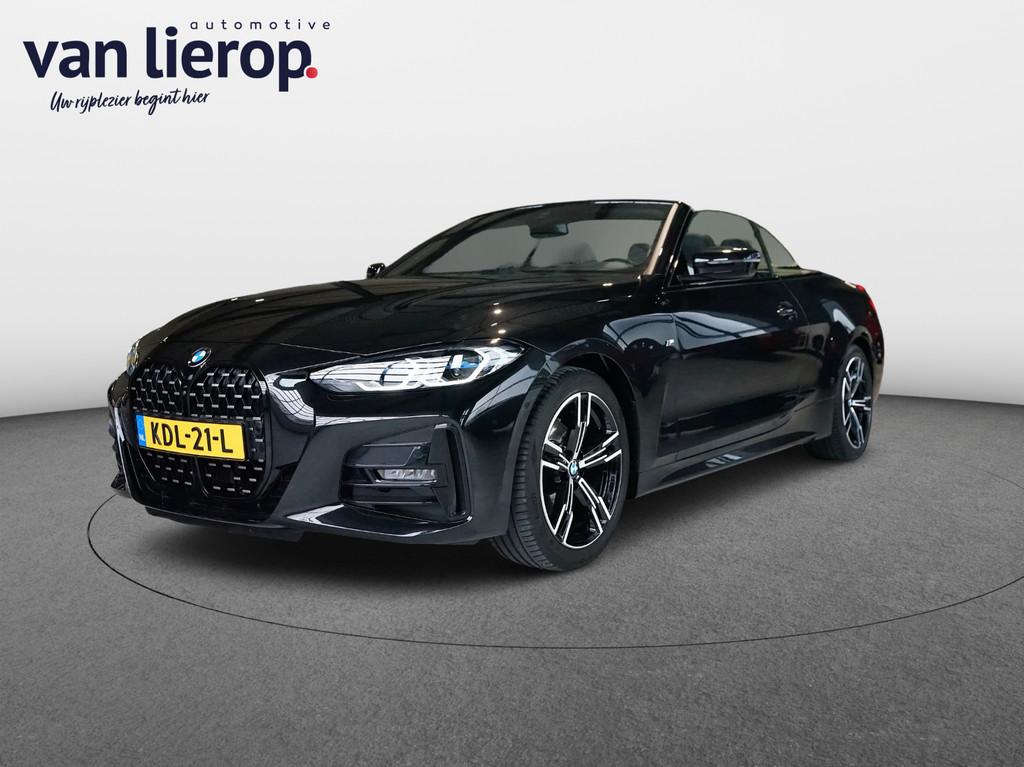 BMW 4-serie Cabrio 420i M-SPORT | LASER | HUD | H&K | 360°, Automaat, 1998 cc, Gebruikt, Zwart