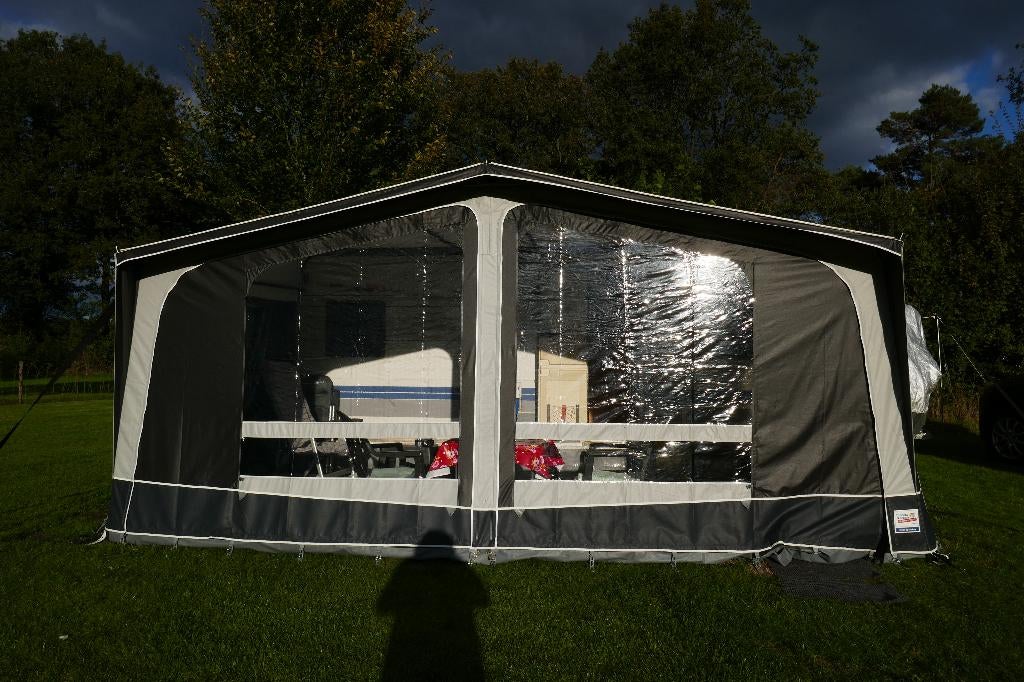 voortent Dorema / Coppens Montreal 280, Caravans en Kamperen, Ophalen, Zo goed als nieuw, Dorema