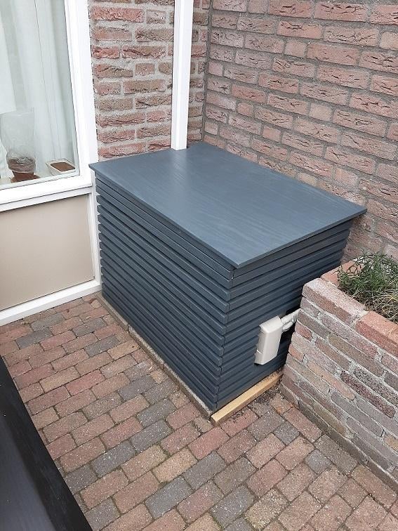 Een mooie Douglas ombouw past ook om jouw airco buiten-unit, Ophalen, Nieuw