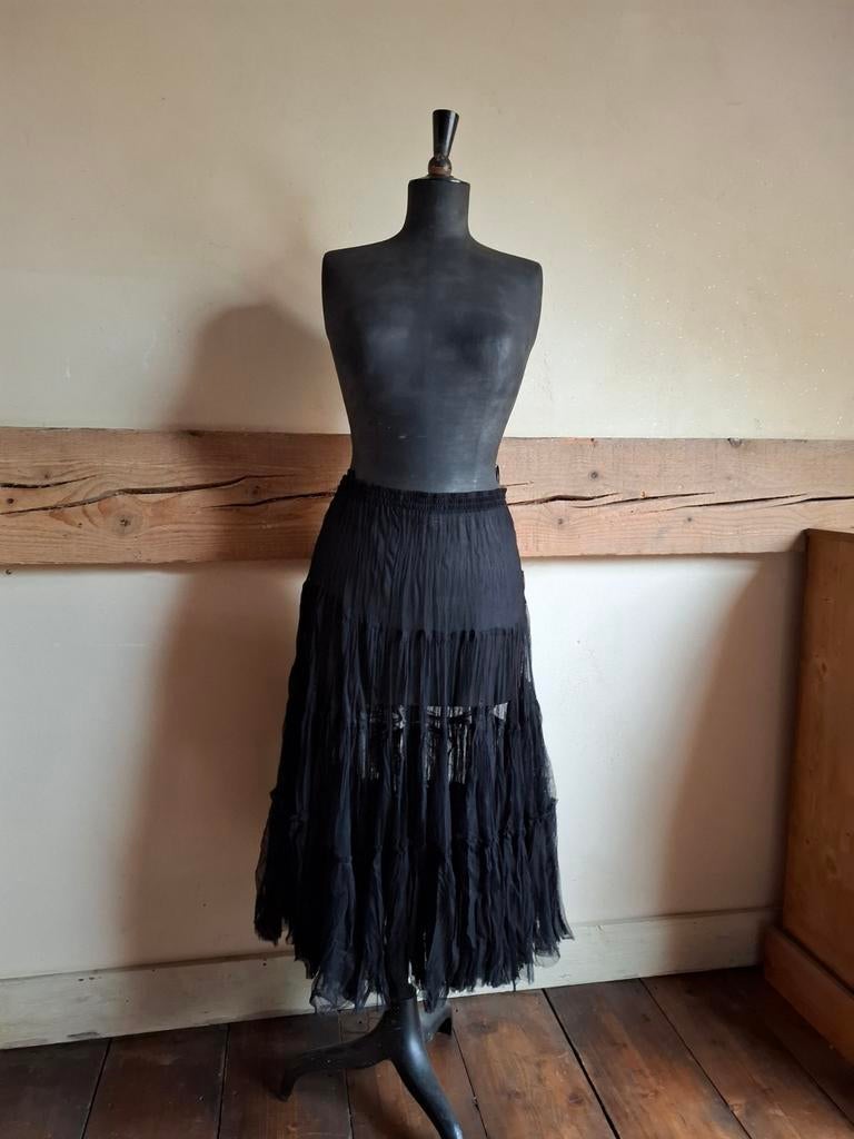 Petticoat zwart, Ophalen of Verzenden, Zo goed als nieuw, Zwart, Overige typen