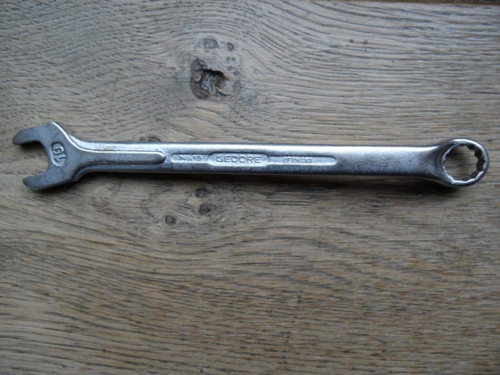 Gedore 1b steekringsleutel 10 13 14 afgeslepen, Doe-het-zelf en Verbouw, Gereedschap | Handgereedschap, Ophalen of Verzenden, Gebruikt