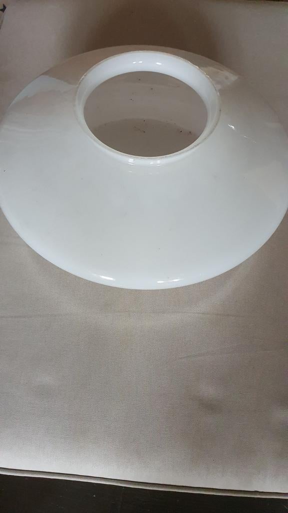 Vintage plafonniere, Ophalen, Gebruikt, Glas, Jaren 20, Jugendstil