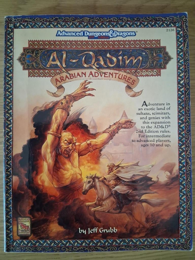 Advanced Dungeons & Dragons Al-Qadim Campaign Book, Ophalen of Verzenden, Gebruikt, TSR