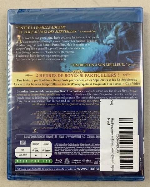 Miss Peregrine's Home for Peculiar Children Blu-ray, Vanaf 12 jaar, Verzenden, Zo goed als nieuw