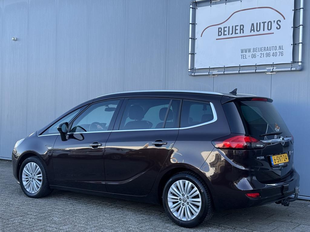 Opel Zafira Tourer 1.4 Design Edition Navigatie/Trekhaak/Cam, Euro 5, Stof, Gebruikt, 4 cilinders