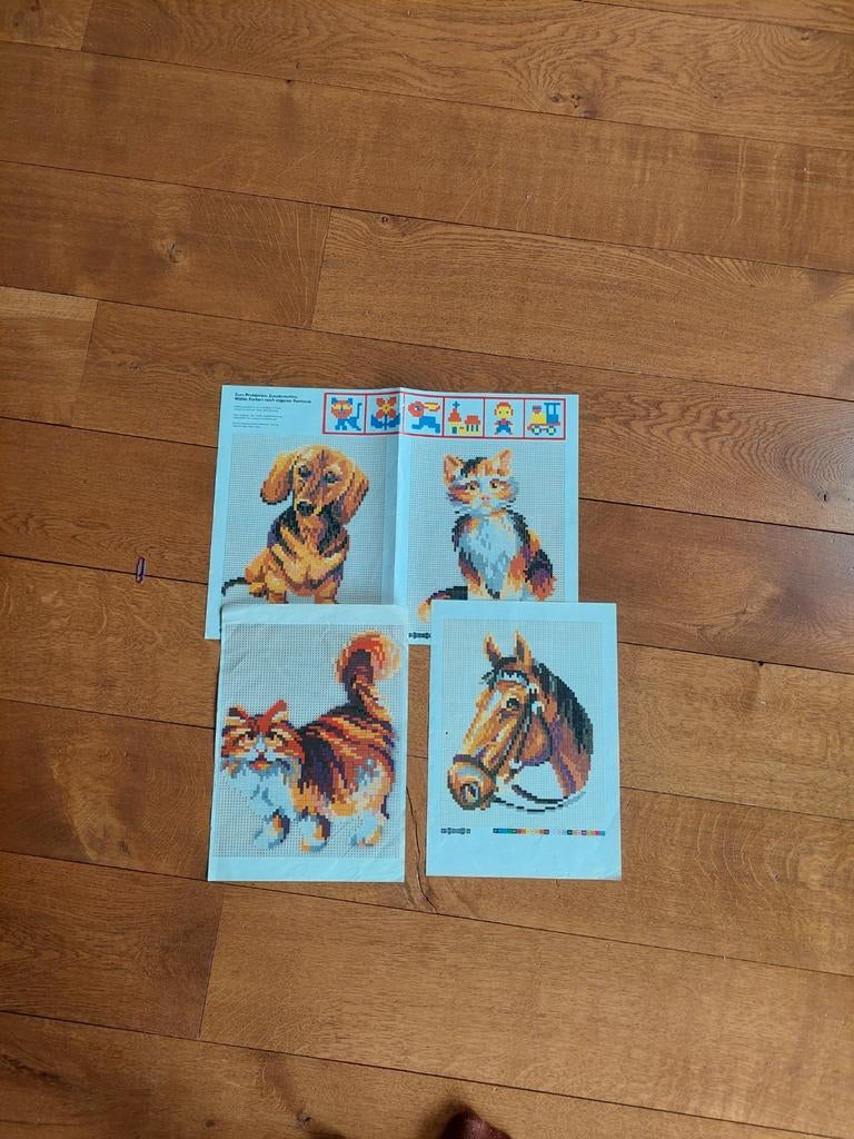 Ministeck voorbeelden huisdieren, Hobby en Vrije tijd, Ministeck, Ophalen of Verzenden, Gebruikt, Voorbeeldboek