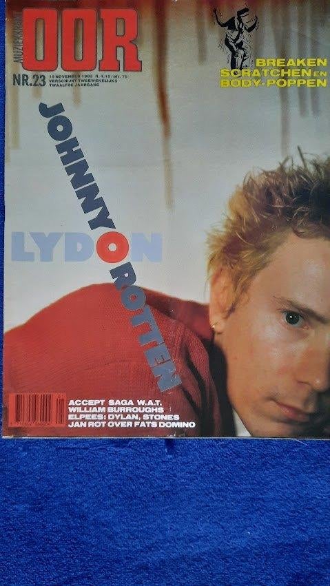 OOR 23-1983 Johnny Rotten Jan Rot William Burroughs Saga, Ophalen of Verzenden, Zo goed als nieuw, Muziek, Film of Tv