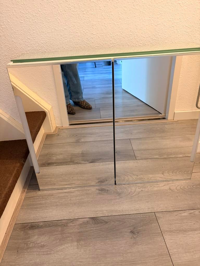 Badkamerspiegelkast met verlichting, Ophalen, 50 tot 100 cm, Minder dan 25 cm, Minder dan 100 cm