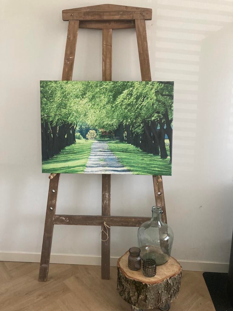 grote Brocante schildersezel, Hobby en Vrije tijd, Schilderen, Ophalen, Gebruikt, Ezel