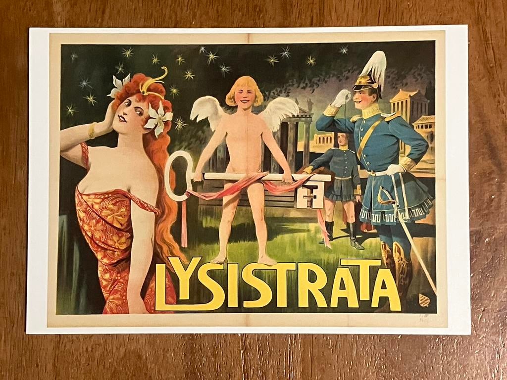 Lysistrata - Historische Circus/Theater Ansichtkaart (1903), Ophalen of Verzenden, 1980 tot heden, Ongelopen, Cultuur en Media