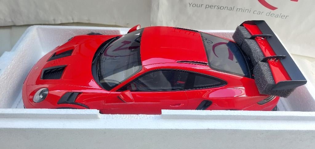 GT Spirit 1:12 Porsche 911 (992) GT3 RS 2021 rood/goud nieuw, Ophalen of Verzenden, Nieuw, 1:9 t/m 1:12, Auto