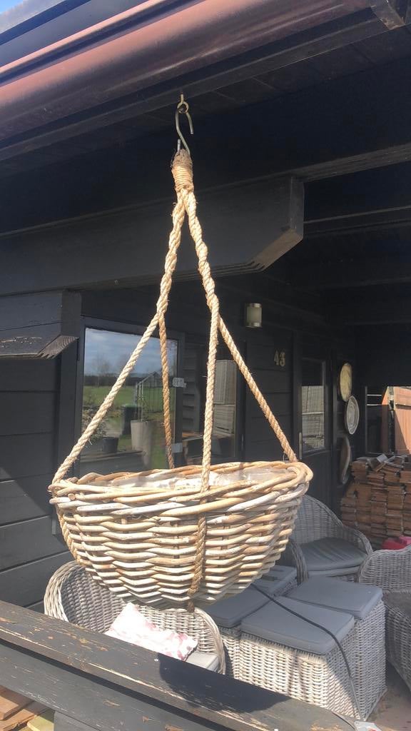 Bloempot hanger hangpot, Ophalen, Overige materialen, Gebruikt, Rond