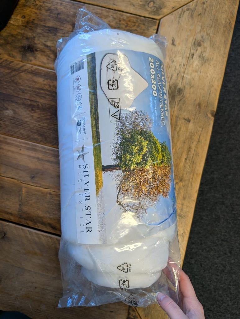 All season dekbed 200x200cm, Ophalen, Wit, Deken of Dekbed, Nieuw