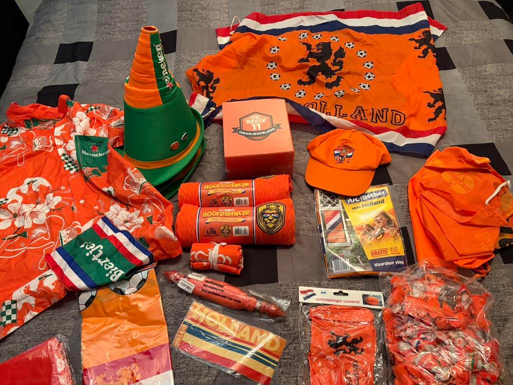 Oranje voetbal  artikelen ⚽️, Ophalen of Verzenden, Zo goed als nieuw