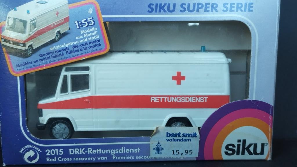 Mercedes Benz 809 D Ambulance Rettungsdienst Siku 2015 Pol, Schlittenbacherstrasse 60 Lüdenscheid Germany, Auto, Verzenden, Nieuw