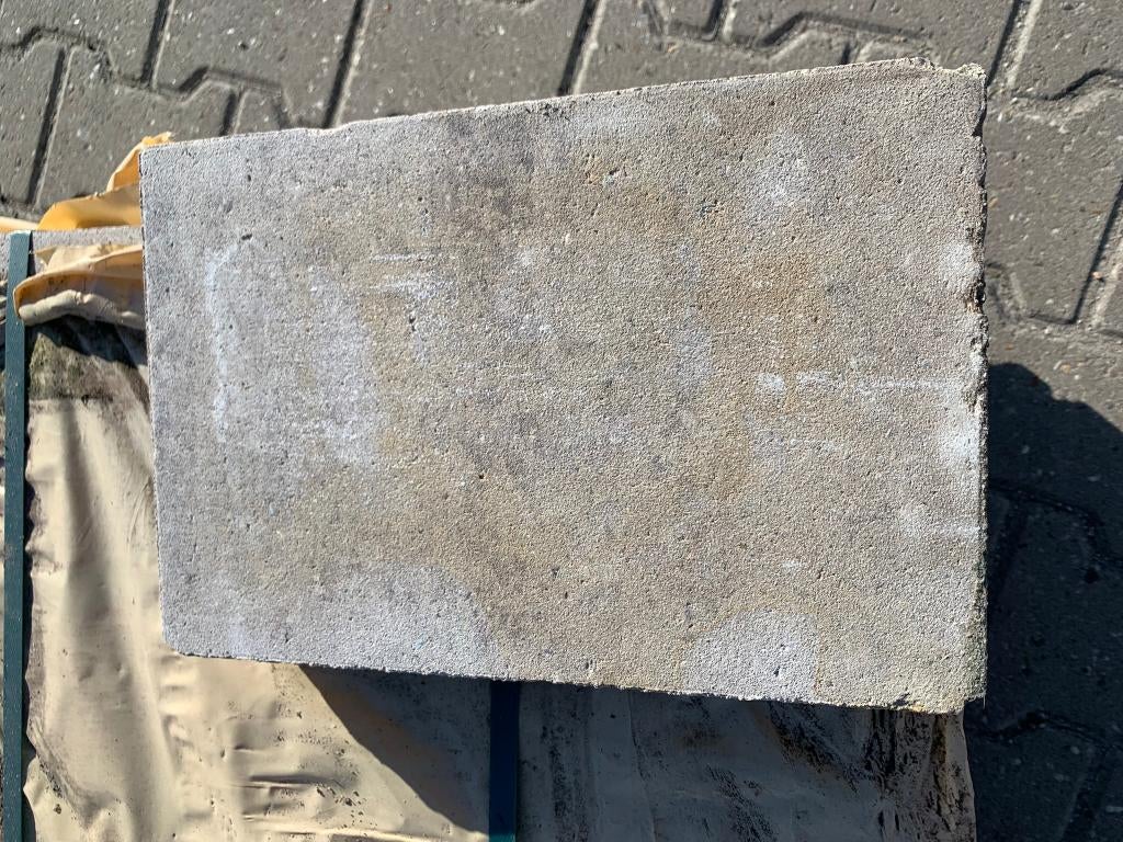 Trommelsteen 20x30x6 cm Ivory (Restpartij) - J&W 36, Tuin en Terras, Tegels en Klinkers, Ophalen, Nieuw, Minder dan 5 m², Nvt