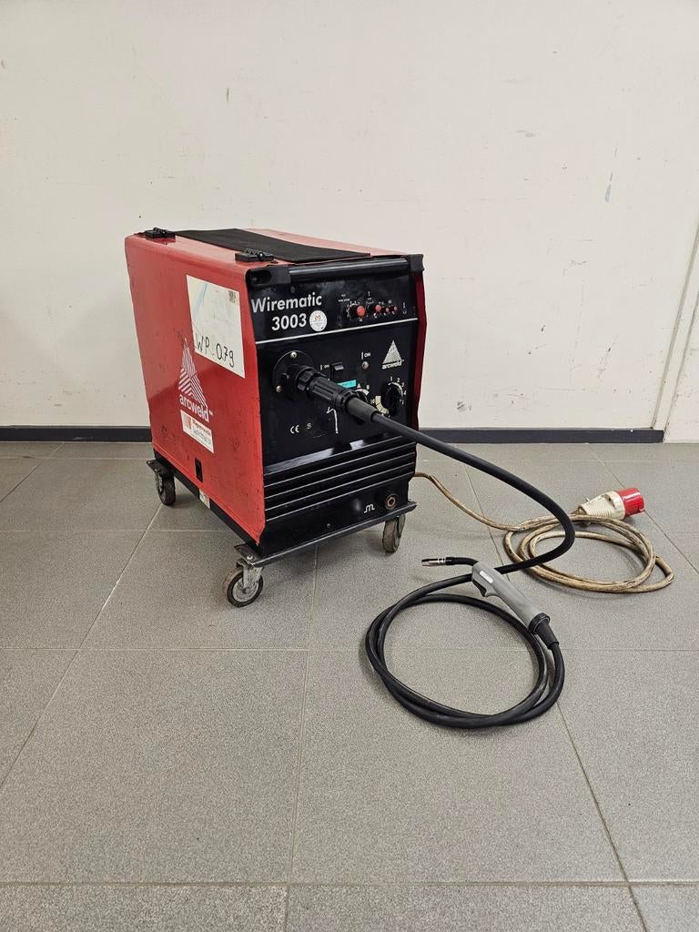 Lincoln / Arcweld Wirematic 3003 MIG/MAG lasapparaat – 400V, Ophalen, Gebruikt, Lincoln electrics, Lincoln electrics