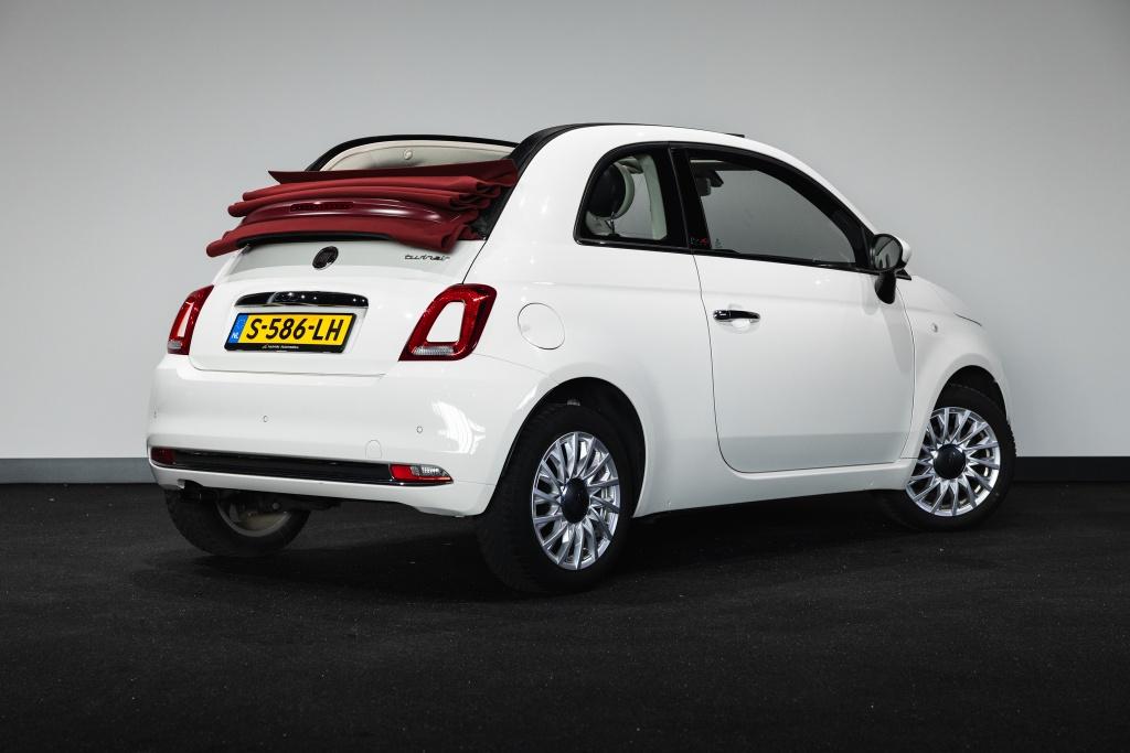 Fiat 500 0.9 TwinAir T Lounge | CarPlay | Climate Control |, 12 maanden, Stof, Wit, Bedrijf